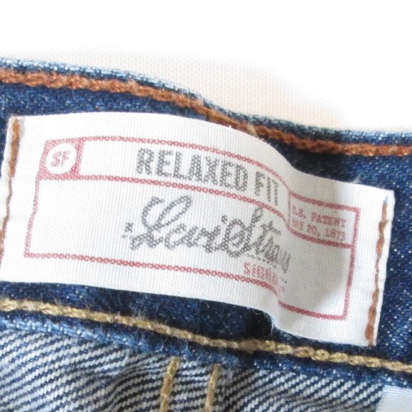 Levi Stauss Signature Misses Relaxed Fit Blue Jeans Sz 10 Long 100% Cott… - Picture 6 of 8